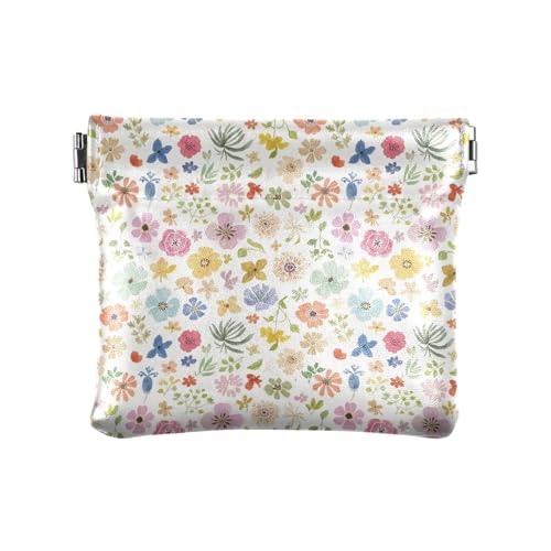 Fitrendlovey Kleingeldtasche aus Leder zum Zusammendrücken, gelb, T14, Tragbar Fitrendlovey Kleingeldtasche aus Leder zum Zusammendrücken, gelb, T14, Tragbar von Fitrendlovey