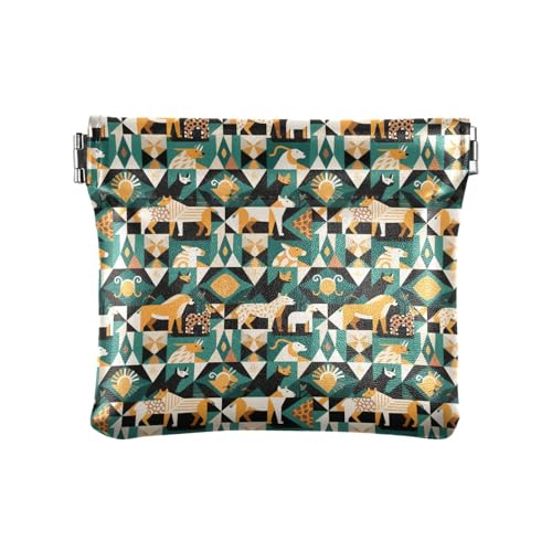 Fitrendlovey Kompakte Geldtasche für Damen, PU-Leder, T3, Einheitsgröße, Tragbar Fitrendlovey Kompakte Geldtasche für Damen, PU-Leder, T3, Einheitsgröße, Tragbar von Fitrendlovey