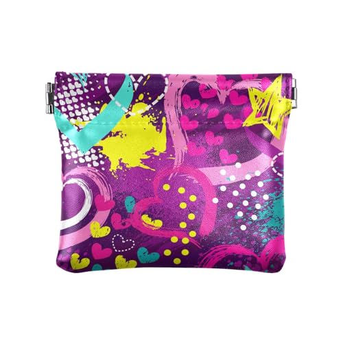 Fitrendlovey Kompakte Münztasche, Mini-Geldtasche für Damen, einfach zu tragen für alltägliche Essentials und schnellen Zugriff, T14, Einheitsgröße, Tragbar von Fitrendlovey