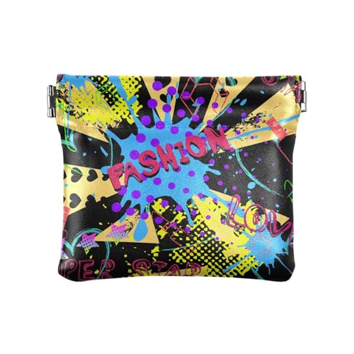 Fitrendlovey Kompakte Münztasche, Mini-Geldtasche für Damen, einfach zu tragen für alltägliche Essentials und schnellen Zugriff, T16, one size, Tragbar von Fitrendlovey