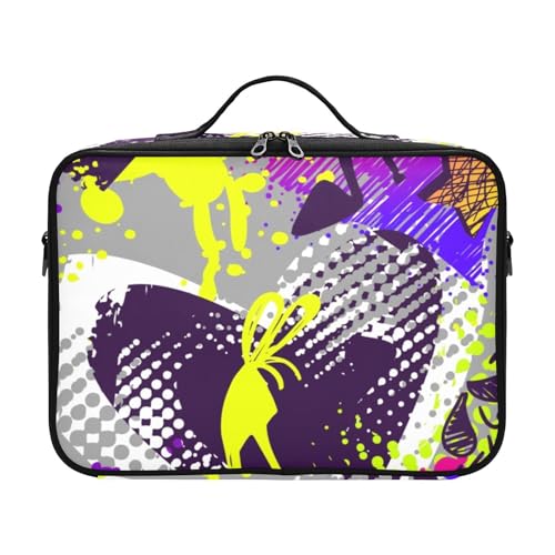 Fitrendlovey Kosmetiktasche für Damen, geräumiger Reise-Kulturbeutel, Organizer mit Reißverschluss und anpassbaren Trennwänden, T11, Einheitsgröße Fitrendlovey Kosmetiktasche für Damen, geräumiger Reise-Kulturbeutel, Organizer mit Reißverschluss und anpassbaren Trennwänden, T11, Einheitsgröße von Fitrendlovey