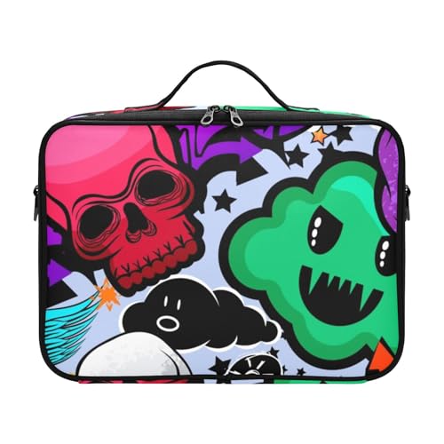 Fitrendlovey Kosmetiktasche für Damen, geräumiger Reise-Kulturbeutel, Organizer mit Reißverschluss und anpassbaren Trennwänden, T19, Einheitsgröße Fitrendlovey Kosmetiktasche für Damen, geräumiger Reise-Kulturbeutel, Organizer mit Reißverschluss und anpassbaren Trennwänden, T19, Einheitsgröße von Fitrendlovey