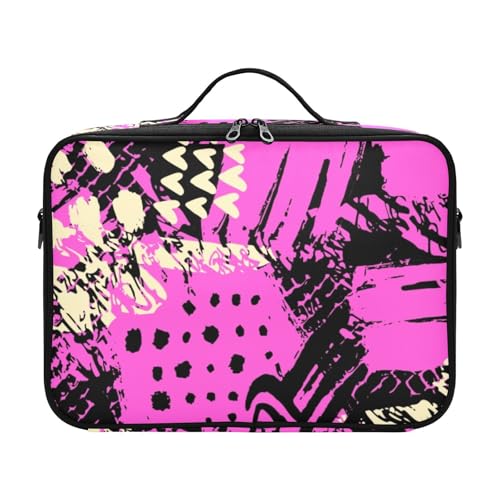 Fitrendlovey Kosmetiktasche für Damen, geräumiger Reise-Kulturbeutel, Organizer mit Reißverschluss und anpassbaren Trennwänden, T2, Einheitsgröße von Fitrendlovey