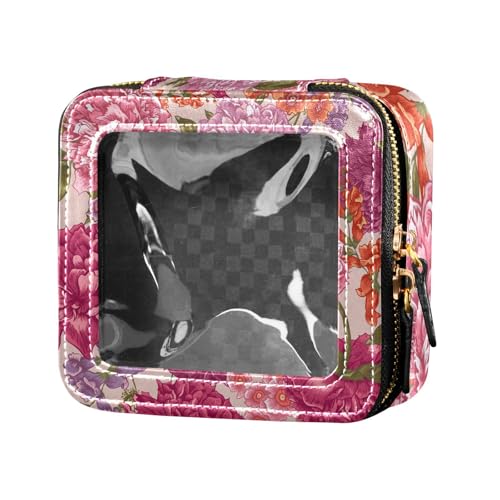 Fitrendlovey Kosmetiktasche für Damen mit großem Fenster, stilvolle Make-up-Tasche für Reiseutensilien, T11, Einheitsgröße Fitrendlovey Kosmetiktasche für Damen mit großem Fenster, stilvolle Make-up-Tasche für Reiseutensilien, T11, Einheitsgröße von Fitrendlovey
