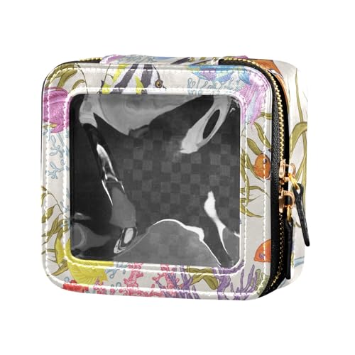 Fitrendlovey Kosmetiktasche für Damen mit großem Fenster, stilvolle Make-up-Tasche für Reiseutensilien, T3, one size Fitrendlovey Kosmetiktasche für Damen mit großem Fenster, stilvolle Make-up-Tasche für Reiseutensilien, T3, one size von Fitrendlovey