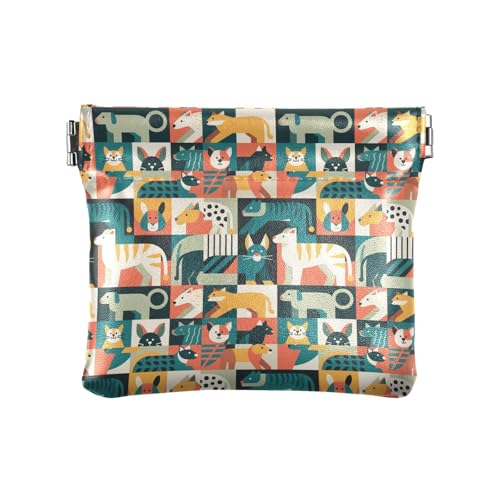 Fitrendlovey Kreditkartenetui aus Leder mit Münzfach, T3, one size, Tragbar Fitrendlovey Kreditkartenetui aus Leder mit Münzfach, T3, one size, Tragbar von Fitrendlovey