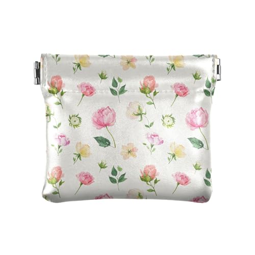 Fitrendlovey Leder-Schlüsselanhänger, Münzbörse, schmal, Geldbeutel, Gelb, T6, tragbar, Gelb, T6, Tragbar von Fitrendlovey