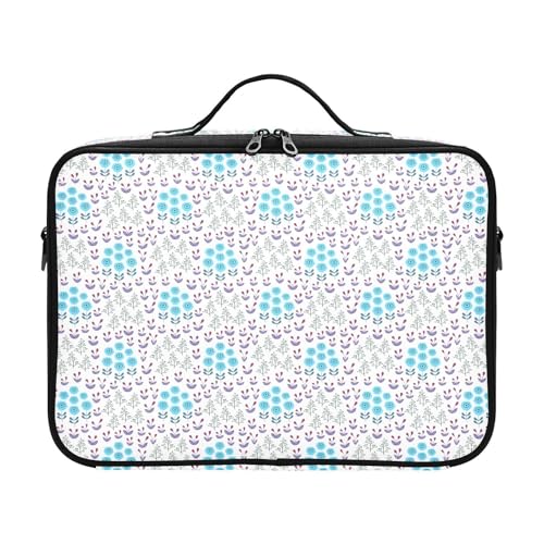 Fitrendlovey Make-up-Organizer für Damen, große Reisetasche, Hartschalen-Griff, Trennwand, T1, one size von Fitrendlovey