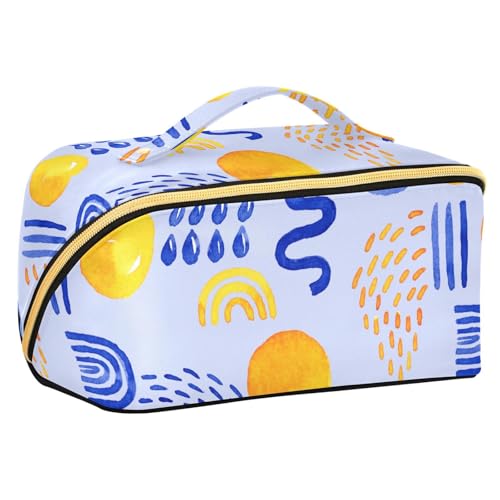 Fitrendlovey Make-up-Organizer für Damen, mit Griff, Kosmetiktasche, Rhombus, Reise-Kulturbeutel, T1, one size Fitrendlovey Make-up-Organizer für Damen, mit Griff, Kosmetiktasche, Rhombus, Reise-Kulturbeutel, T1, one size von Fitrendlovey