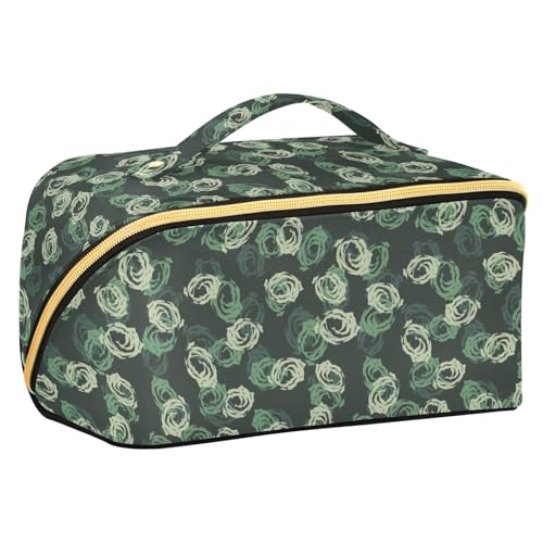 Fitrendlovey Make-up-Organizer für Reisen, tragbare Kulturtasche mit Reißverschluss und großem Fassungsvermögen, T11, Einheitsgröße von Fitrendlovey