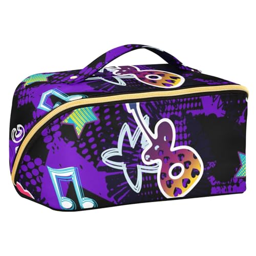 Fitrendlovey Make-up-Organizer mit Reißverschluss, geräumiges Design für Reise-Toilettenartikel und Hautpflegeutensilien, T11, Einheitsgröße von Fitrendlovey