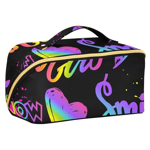 Fitrendlovey Make-up-Organizer mit Reißverschluss, geräumiges Design für Reise-Toilettenartikel und Hautpflegeutensilien, T12, Einheitsgröße von Fitrendlovey