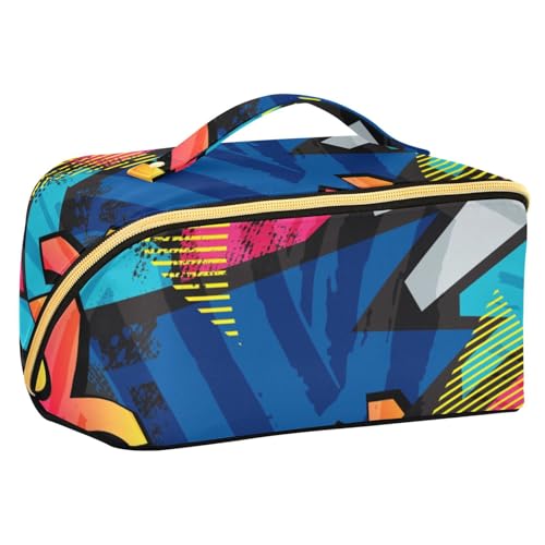 Fitrendlovey Make-up-Organizer mit Reißverschluss, geräumiges Design für Reise-Toilettenartikel und Hautpflegeutensilien, T13, one size von Fitrendlovey