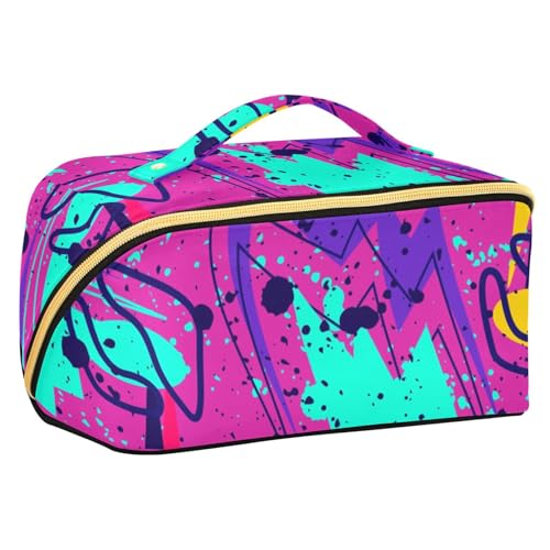 Fitrendlovey Make-up-Organizer mit Reißverschluss, geräumiges Design für Reise-Toilettenartikel und Hautpflegeutensilien, T15, Einheitsgröße von Fitrendlovey