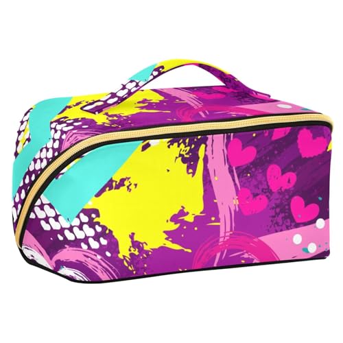 Fitrendlovey Make-up-Organizer mit Reißverschluss, geräumiges Design für Reise-Toilettenartikel und Hautpflegeutensilien, T16, Einheitsgröße von Fitrendlovey