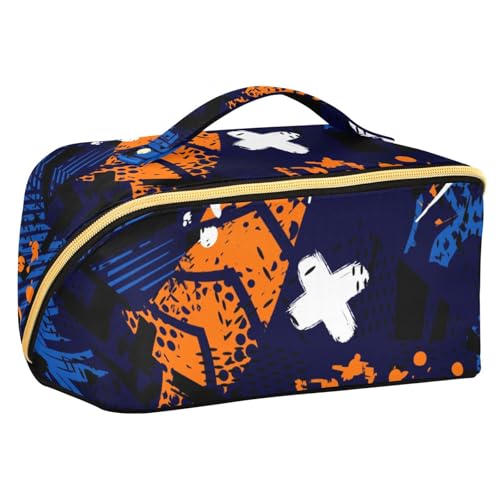 Fitrendlovey Make-up-Organizer mit Reißverschluss, geräumiges Design für Reise-Toilettenartikel und Hautpflegeutensilien, T17, one size Fitrendlovey Make-up-Organizer mit Reißverschluss, geräumiges Design für Reise-Toilettenartikel und Hautpflegeutensilien, T17, one size von Fitrendlovey