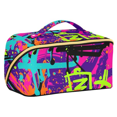 Fitrendlovey Make-up-Organizer mit Reißverschluss, geräumiges Design für Reise-Toilettenartikel und Hautpflegeutensilien, T18, one size Fitrendlovey Make-up-Organizer mit Reißverschluss, geräumiges Design für Reise-Toilettenartikel und Hautpflegeutensilien, T18, one size von Fitrendlovey