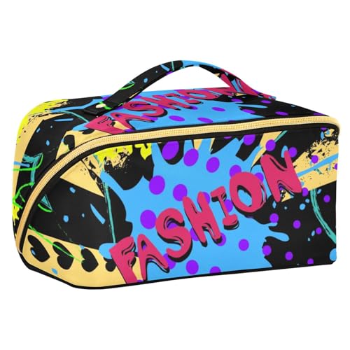 Fitrendlovey Make-up-Organizer mit Reißverschluss, geräumiges Design für Reise-Toilettenartikel und Hautpflegeutensilien, T19, Einheitsgröße von Fitrendlovey
