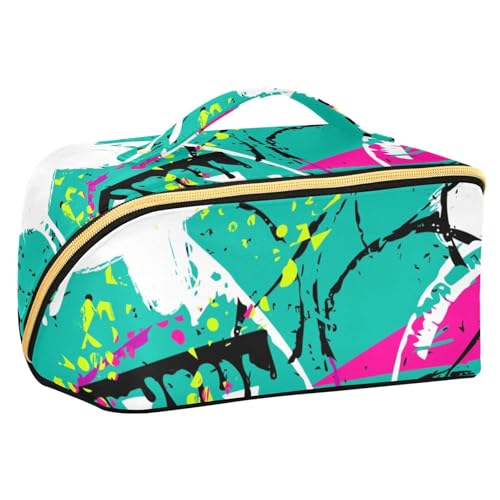 Fitrendlovey Make-up-Organizer mit Reißverschluss, geräumiges Design für Reise-Toilettenartikel und Hautpflegeutensilien, T2, one size von Fitrendlovey