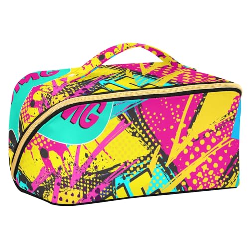 Fitrendlovey Make-up-Organizer mit Reißverschluss, geräumiges Design für Reise-Toilettenartikel und Hautpflegeutensilien, T20, Einheitsgröße von Fitrendlovey