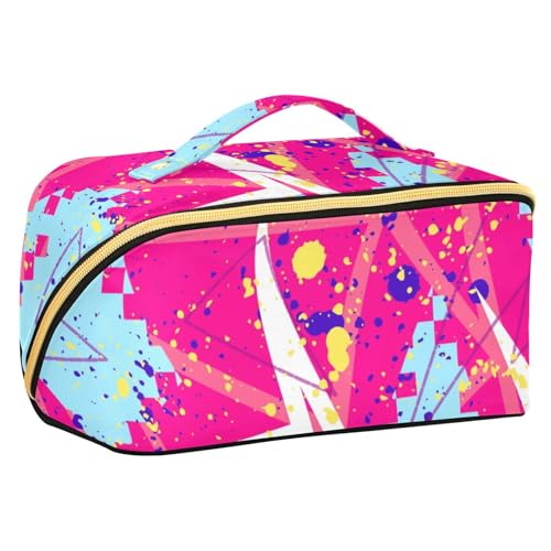 Fitrendlovey Make-up-Organizer mit Reißverschluss, geräumiges Design für Reise-Toilettenartikel und Hautpflegeutensilien, T4, Einheitsgröße von Fitrendlovey