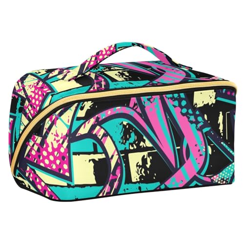 Fitrendlovey Make-up-Organizer mit Reißverschluss, geräumiges Design für Reise-Toilettenartikel und Hautpflegeutensilien, T9, Einheitsgröße von Fitrendlovey