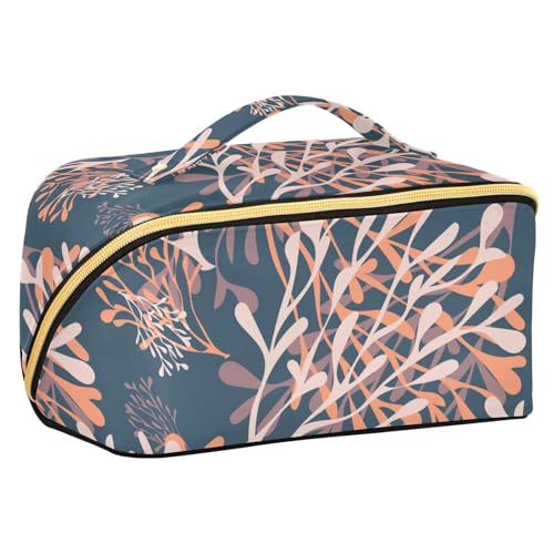 Fitrendlovey Makeup Essentials Organizer für Damen, tragbare Make-up-Tasche mit Reißverschluss und Trennwand, T11, Einheitsgröße von Fitrendlovey