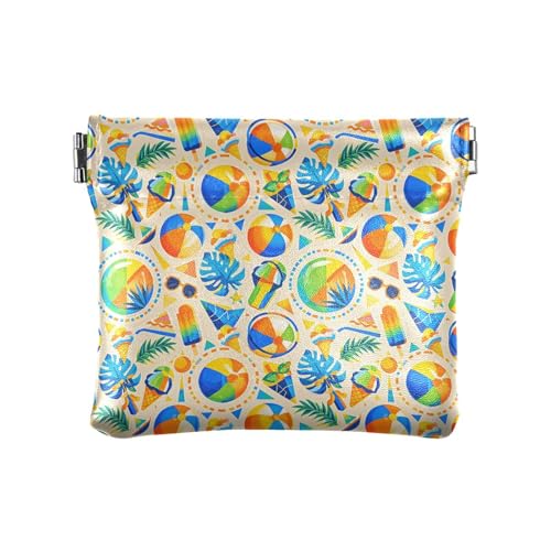 Fitrendlovey Mini-Geldbeutel, Leder, Quetschgeldbörse, gelb, T7, Tragbar Fitrendlovey Mini-Geldbeutel, Leder, Quetschgeldbörse, gelb, T7, Tragbar von Fitrendlovey