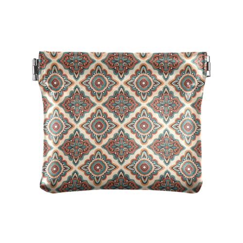 Fitrendlovey Mini-Geldbörse aus Leder, schmal, Münzfach, T11, Einheitsgröße von Fitrendlovey