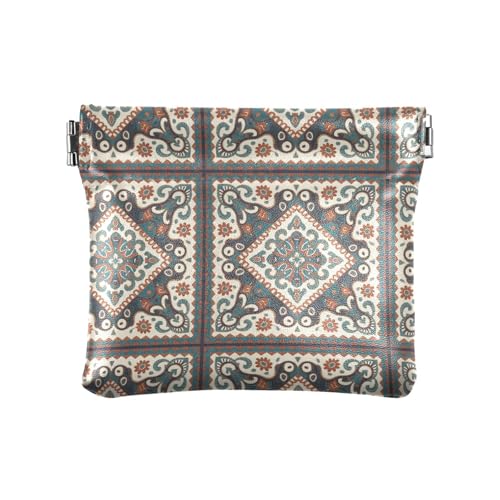 Fitrendlovey Mini-Geldbörse aus Leder, schmal, Münzfach, T14, Einheitsgröße von Fitrendlovey