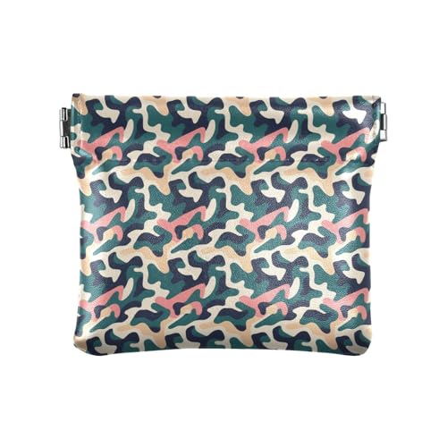 Fitrendlovey Mini-Geldbörse aus Leder mit Schlüsselanhängerschlaufe, T15, Einheitsgröße, Tragbar von Fitrendlovey