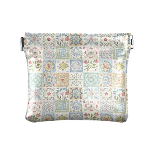 Fitrendlovey Mini-Geldbörse aus PU-Leder für Münzen und Kreditkarten, gelb, T13 von Fitrendlovey