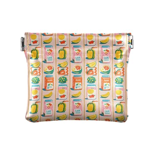 Fitrendlovey Mini-Geldtasche aus Leder, klein, Gelb, T9, tragbar, Gelb, T9, Tragbar Fitrendlovey Mini-Geldtasche aus Leder, klein, Gelb, T9, tragbar, Gelb, T9, Tragbar von Fitrendlovey