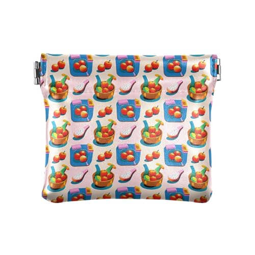 Fitrendlovey Mini-Leder-Geldbeutel, kleiner Münz-Organizer, gelb, T11, Tragbar Fitrendlovey Mini-Leder-Geldbeutel, kleiner Münz-Organizer, gelb, T11, Tragbar von Fitrendlovey