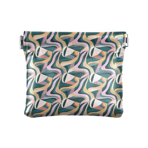 Fitrendlovey Münzgeldbörse für Damen, Leder, kleiner Geldorganizer, T18, Einheitsgröße von Fitrendlovey