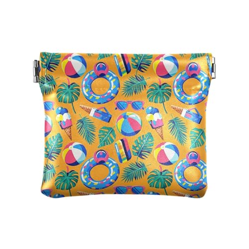 Fitrendlovey Münzgeldbörse für Damen, Leder, kleiner Geldorganizer, gelb, T7, Tragbar Fitrendlovey Münzgeldbörse für Damen, Leder, kleiner Geldorganizer, gelb, T7, Tragbar von Fitrendlovey