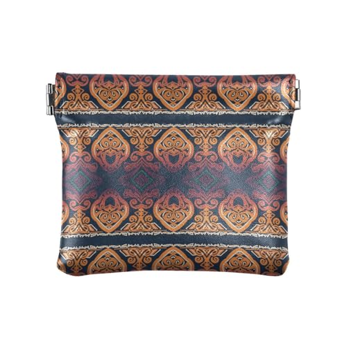 Fitrendlovey Münztasche aus Leder, Mini-Geldhalter, T2, Einheitsgröße von Fitrendlovey