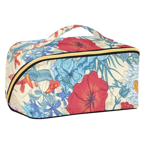 Fitrendlovey Organizer der Kosmetiktasche mit großer Kapazität mit Griff für Hautpflege und Kosmetik auf Reisen, T11, Taglia Unica von Fitrendlovey