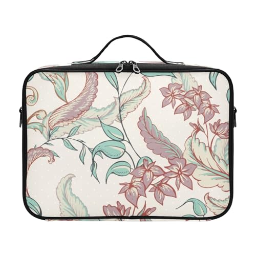 Fitrendlovey Reise-Kosmetiktasche mit Reißverschluss für Damen, geräumiger Organizer mit verstellbaren Trennwänden für einfachen Zugriff, T17, Einheitsgröße von Fitrendlovey