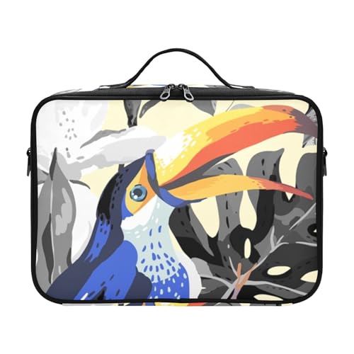 Fitrendlovey Reise-Kosmetiktasche mit Reißverschluss für Damen, geräumiger Organizer mit verstellbaren Trennwänden für einfachen Zugriff, T18, Einheitsgröße von Fitrendlovey