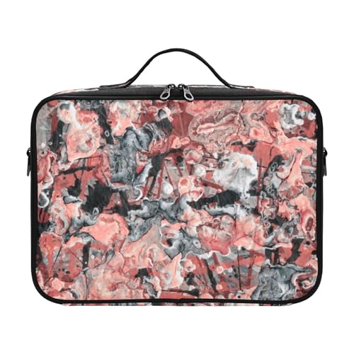 Fitrendlovey Reise-Kosmetiktasche mit Reißverschluss für Damen, geräumiger Organizer mit verstellbaren Trennwänden für einfachen Zugriff, T7, Einheitsgröße von Fitrendlovey