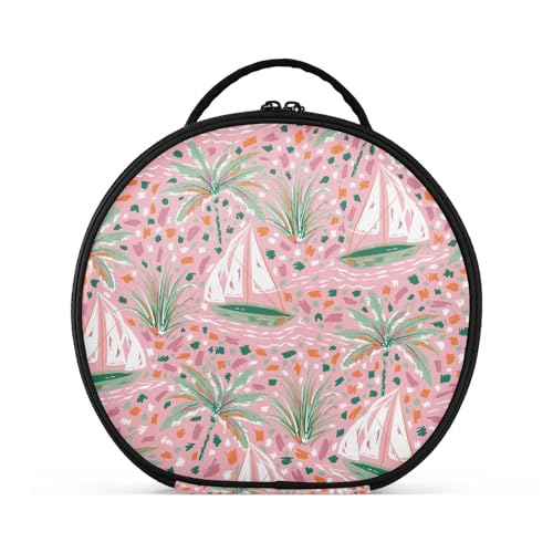 Fitrendlovey Reise-Kulturbeutel für Damen mit runder Form und Reißverschlussfächern, praktisch für Make-up-Organisation, T2, one size Fitrendlovey Reise-Kulturbeutel für Damen mit runder Form und Reißverschlussfächern, praktisch für Make-up-Organisation, T2, one size von Fitrendlovey