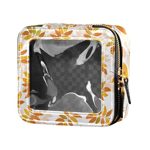 Fitrendlovey Reise-Kulturbeutel mit PU-Leder-Konstruktion und Oberlicht-Design, schicker Organizer für Make-up-Essentials, T11, one size von Fitrendlovey