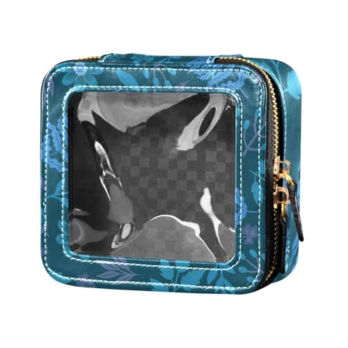 Fitrendlovey Reise-Kulturbeutel mit PU-Leder-Konstruktion und Oberlicht-Design, schicker Organizer für Make-up-Essentials, T12, Einheitsgröße von Fitrendlovey