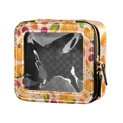 Fitrendlovey Reise-Kulturbeutel mit PU-Leder-Konstruktion und Oberlicht-Design, schicker Organizer für Make-up-Essentials, T18, Einheitsgröße Fitrendlovey Reise-Kulturbeutel mit PU-Leder-Konstruktion und Oberlicht-Design, schicker Organizer für Make-up-Essentials, T18, Einheitsgröße von Fitrendlovey