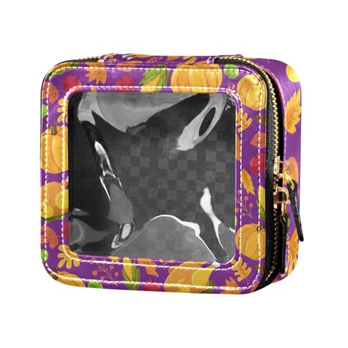 Fitrendlovey Reise-Kulturbeutel mit PU-Leder-Konstruktion und Oberlicht-Design, schicker Organizer für Make-up-Essentials, T20, Einheitsgröße von Fitrendlovey