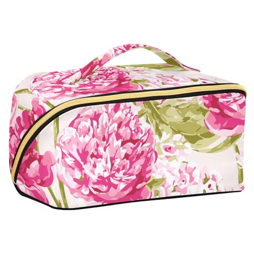 Fitrendlovey Reise-Kulturbeutel mit Reißverschluss, stilvolle Make-up-Tasche für Damen, inklusive Griff und Trennwand für einfachen Zugriff, T16, Einheitsgröße Fitrendlovey Reise-Kulturbeutel mit Reißverschluss, stilvolle Make-up-Tasche für Damen, inklusive Griff und Trennwand für einfachen Zugriff, T16, Einheitsgröße von Fitrendlovey