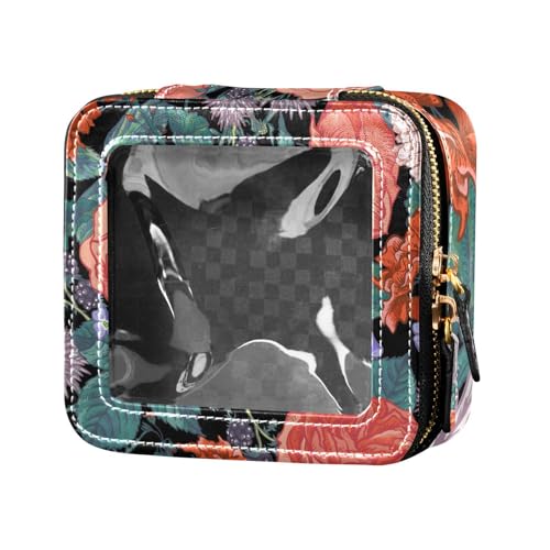 Fitrendlovey Reise-Kulturbeutel mit Reißverschluss und Fenster, großes Fassungsvermögen, Kosmetik-Organizer für Damen, T12, Einheitsgröße von Fitrendlovey