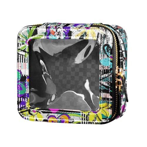 Fitrendlovey Reise-Make-up-Organizer aus PU-Leder mit Membran, praktische Sichtbarkeit für schnellen Zugriff auf den Inhalt, T14, one size Fitrendlovey Reise-Make-up-Organizer aus PU-Leder mit Membran, praktische Sichtbarkeit für schnellen Zugriff auf den Inhalt, T14, one size von Fitrendlovey