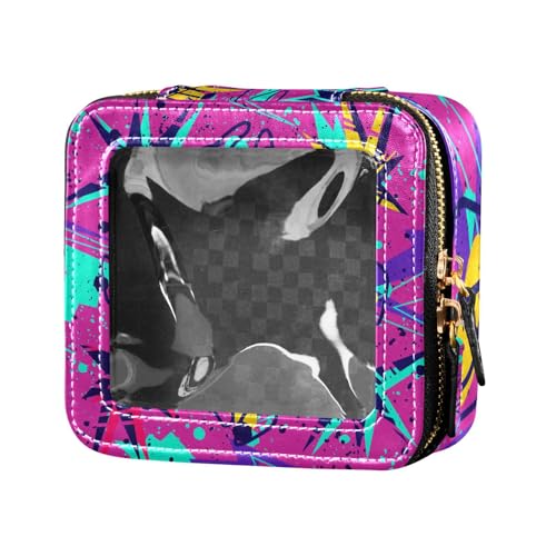 Fitrendlovey Reise-Make-up-Organizer aus PU-Leder mit Membran, praktische Sichtbarkeit für schnellen Zugriff auf den Inhalt, T15, Einheitsgröße Fitrendlovey Reise-Make-up-Organizer aus PU-Leder mit Membran, praktische Sichtbarkeit für schnellen Zugriff auf den Inhalt, T15, Einheitsgröße von Fitrendlovey